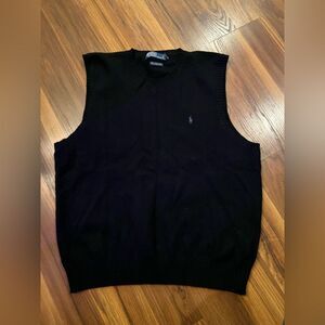 Polo Ralph Lauren
Wool vest
LInternational
Very good condition
Black, Wool